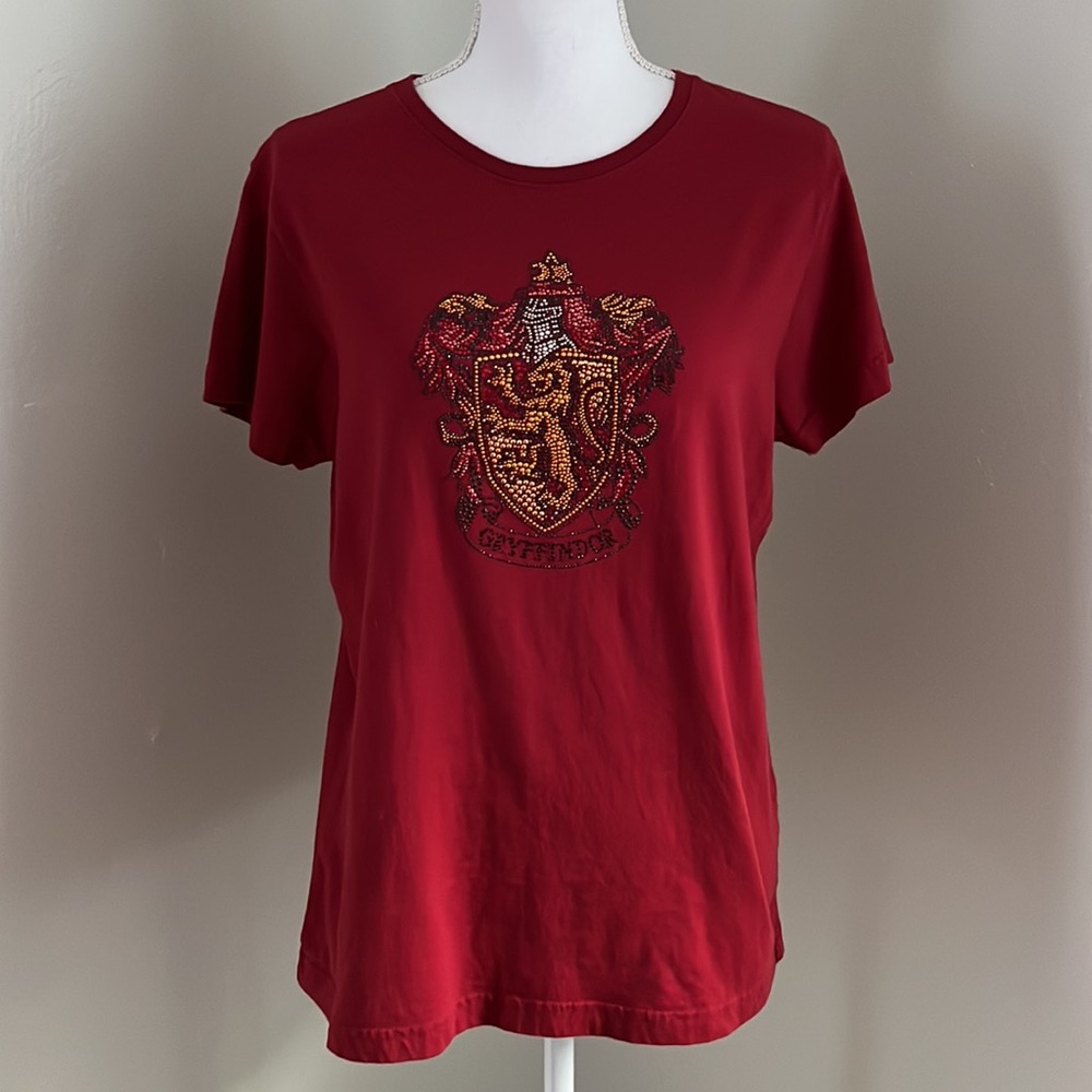 Warner Bros. Red Gryffindor Crest Short Sleeve Tee